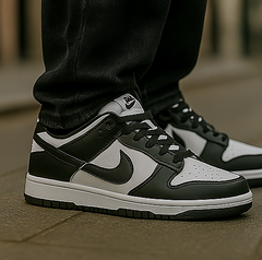 Nike Dunk Low Retro – Schwarz-Weiß-Edition
